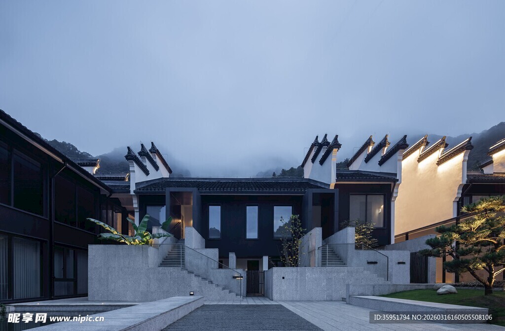 中式现代风格庭院建筑