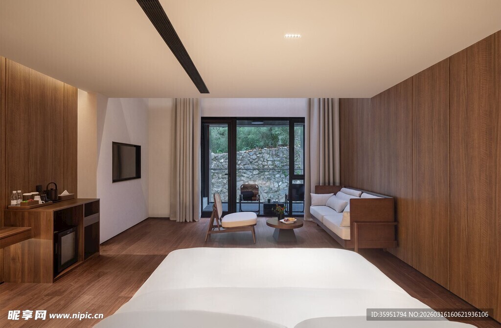 现代简约风格卧室空间