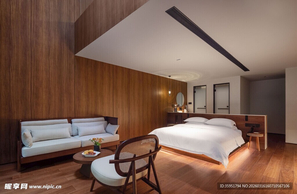 现代简约风格温馨卧室