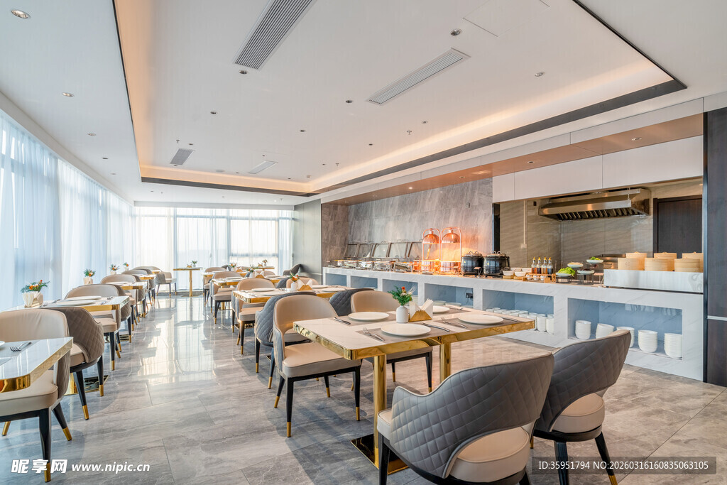 现代简约风餐厅室内场景