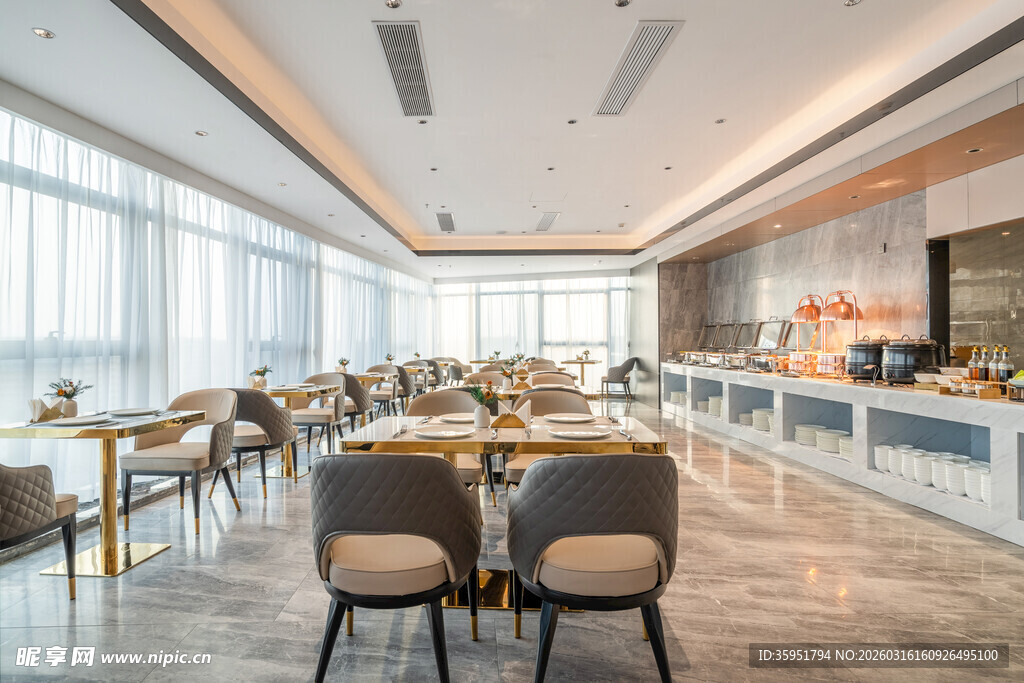 现代风格餐厅室内场景