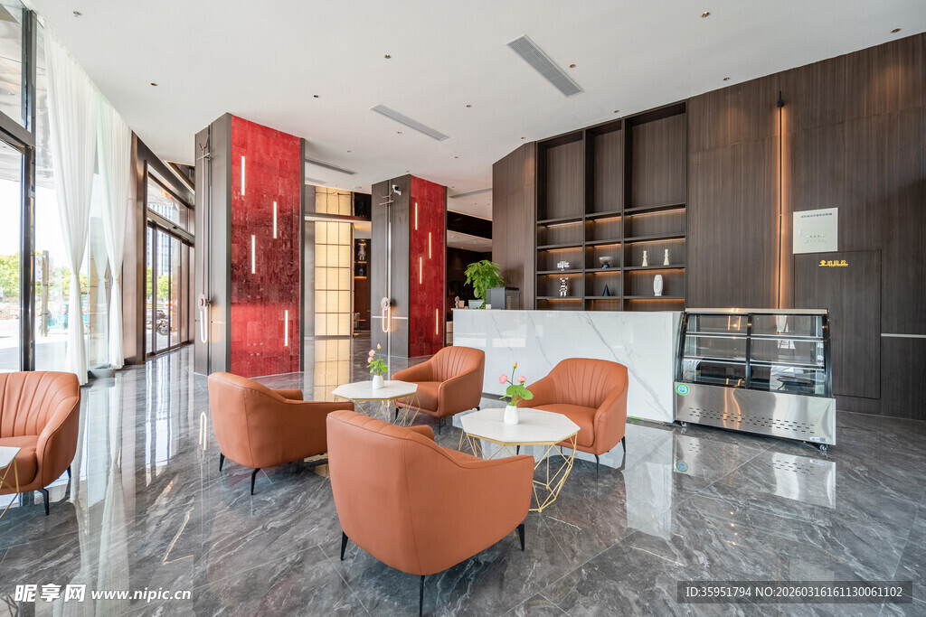 现代时尚的室内休闲空间