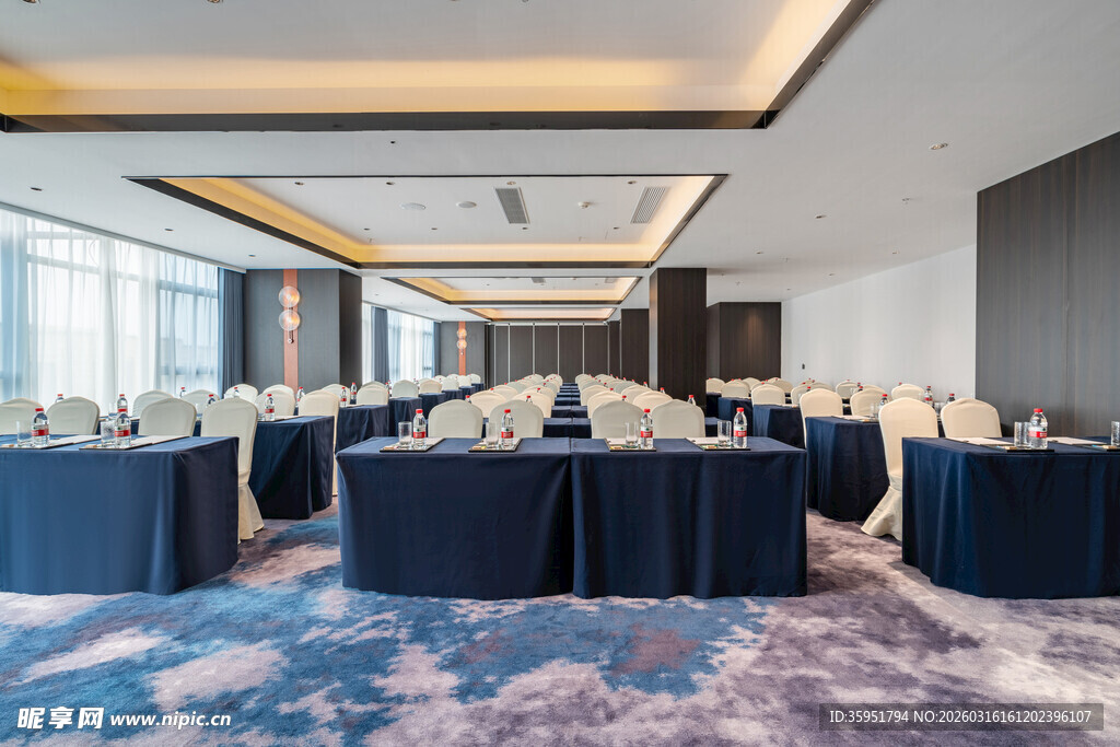现代风格豪华会议室场景