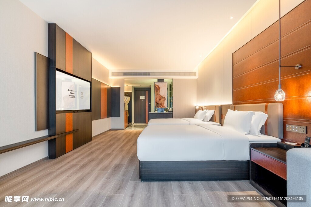 现代简约风格豪华酒店客房