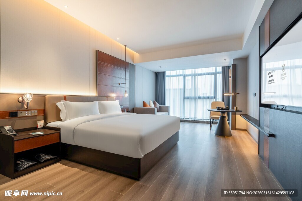 现代简约风格舒适酒店客房