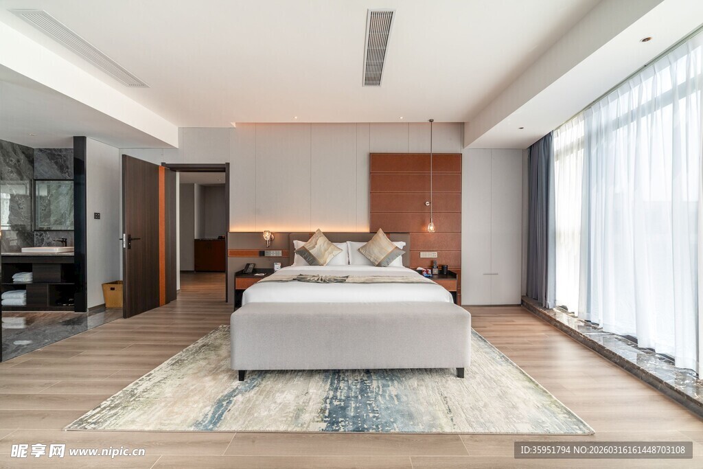 现代简约风格卧室空间