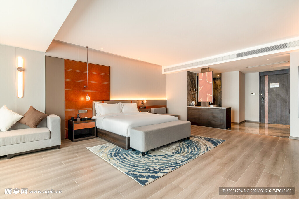 现代简约风格豪华卧室