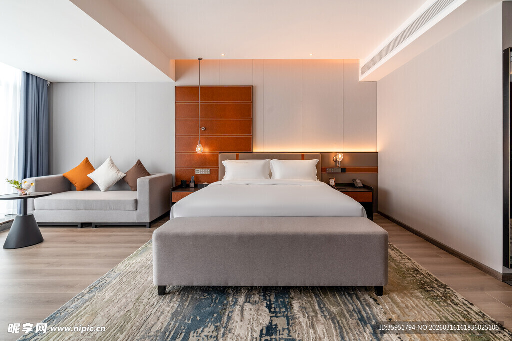 现代简约风格卧室空间