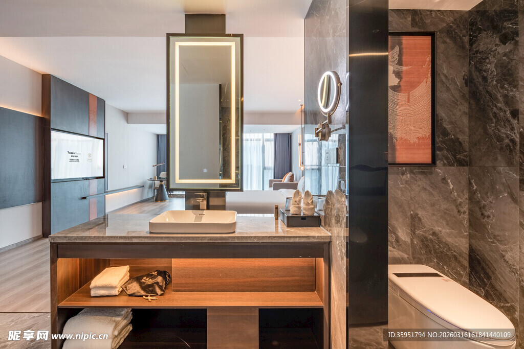 现代简约风豪华浴室空间