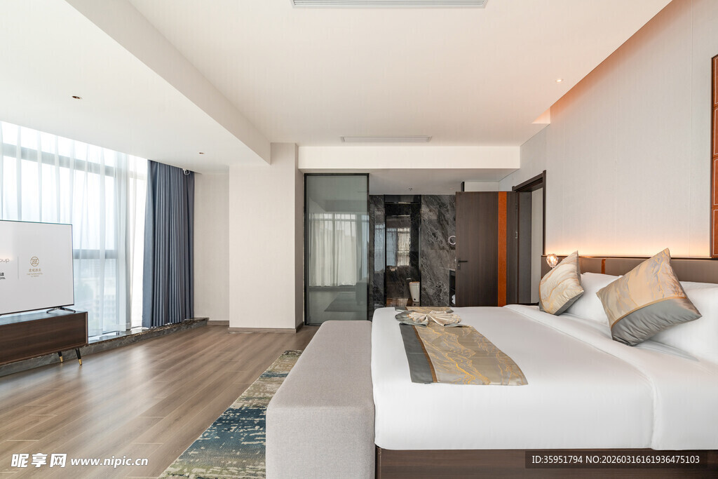 现代简约风格卧室空间