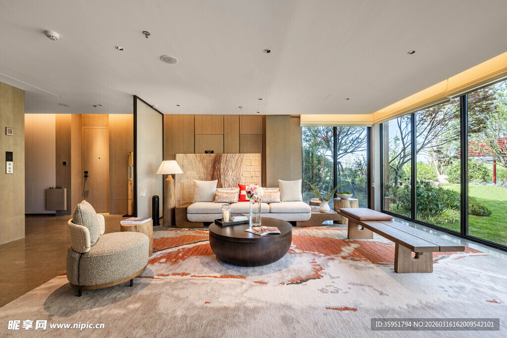 现代简约风豪华客厅空间