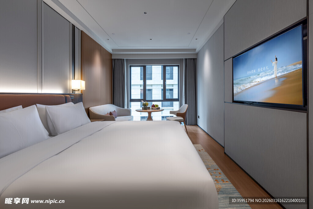 现代简约风格的舒适卧室