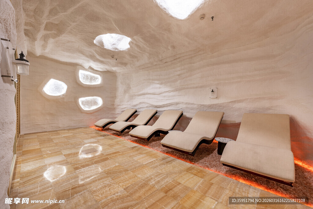 现代风格洞穴式休息空间