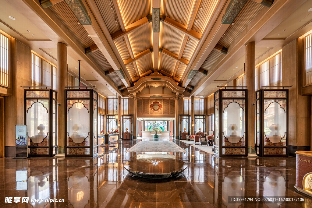 豪华大气的室内大厅空间