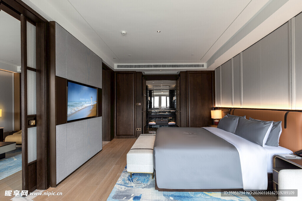 现代简约风格豪华卧室