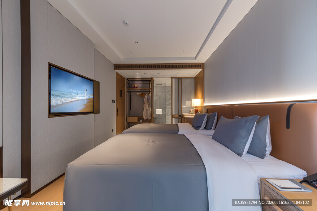 现代简约风格的舒适卧室