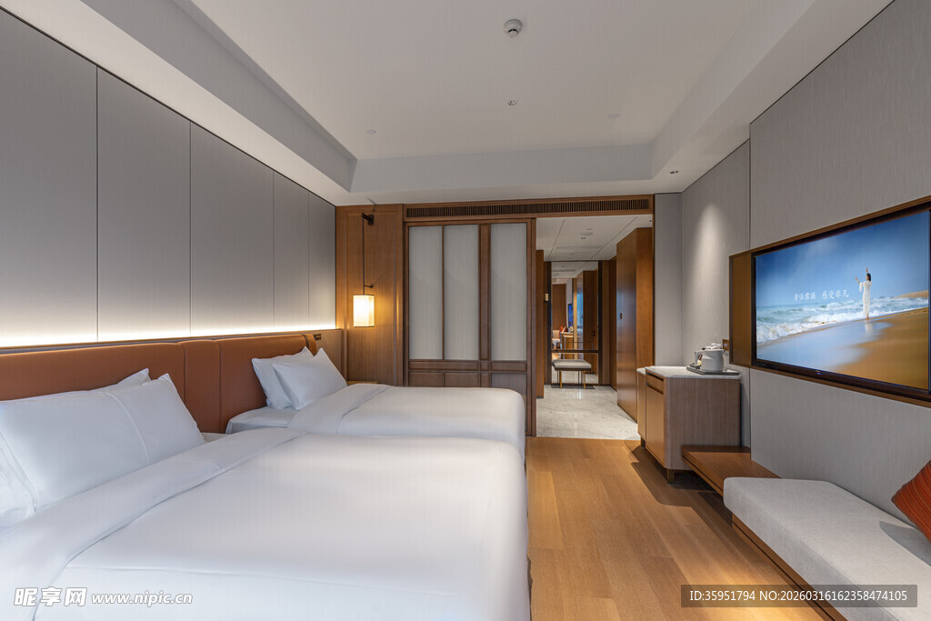 现代简约风格的舒适卧室