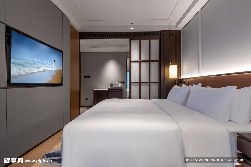 现代简约风格舒适酒店客房