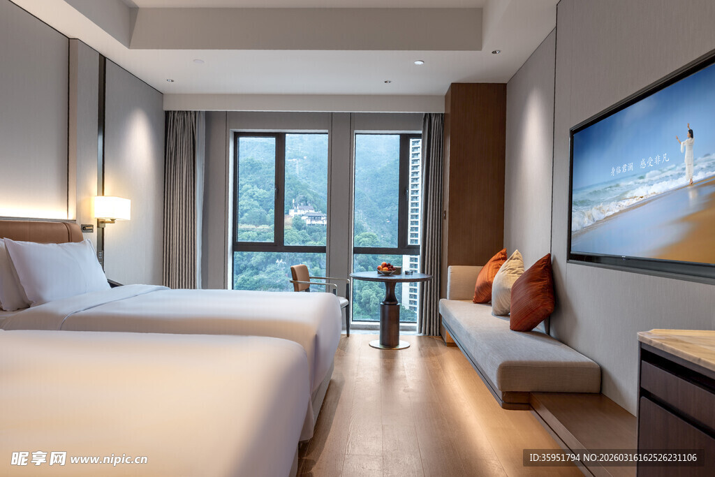 现代风格双人海景客房