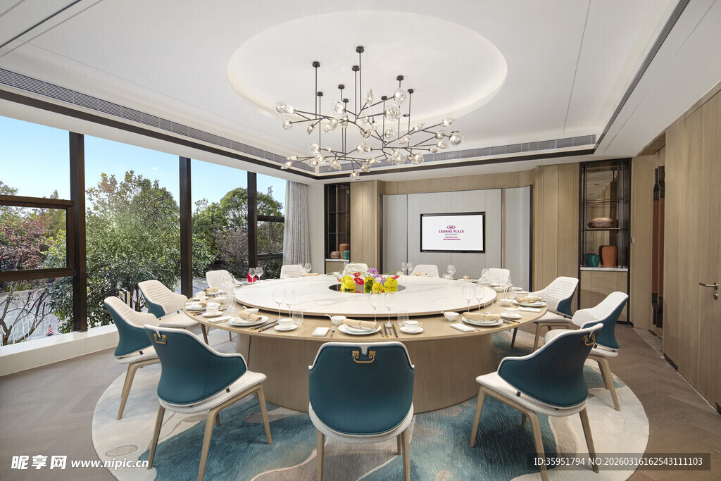 豪华现代风餐厅室内设计