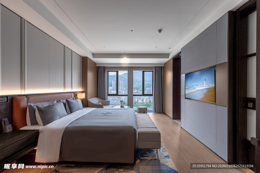 现代简约风格豪华卧室