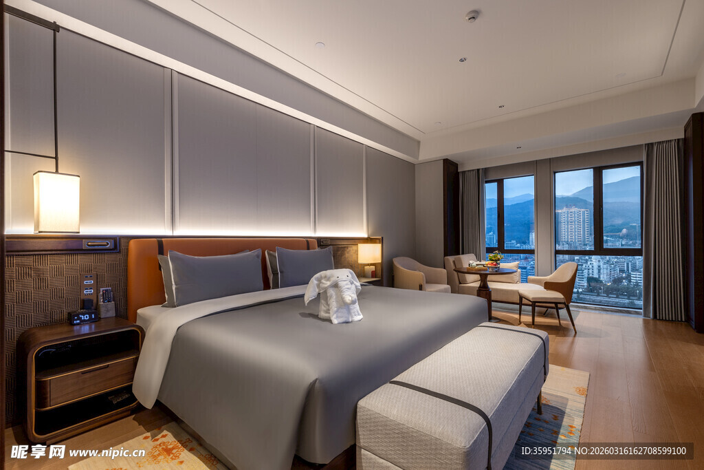 现代简约风格豪华卧室