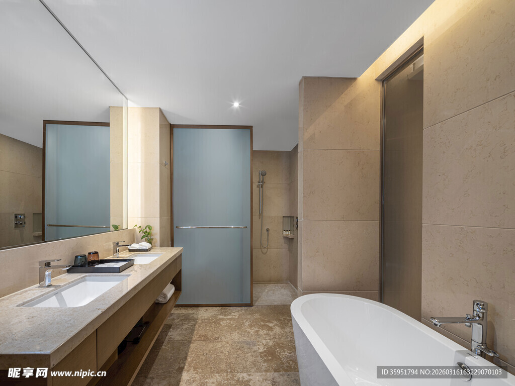 现代简约风浴室优雅空间