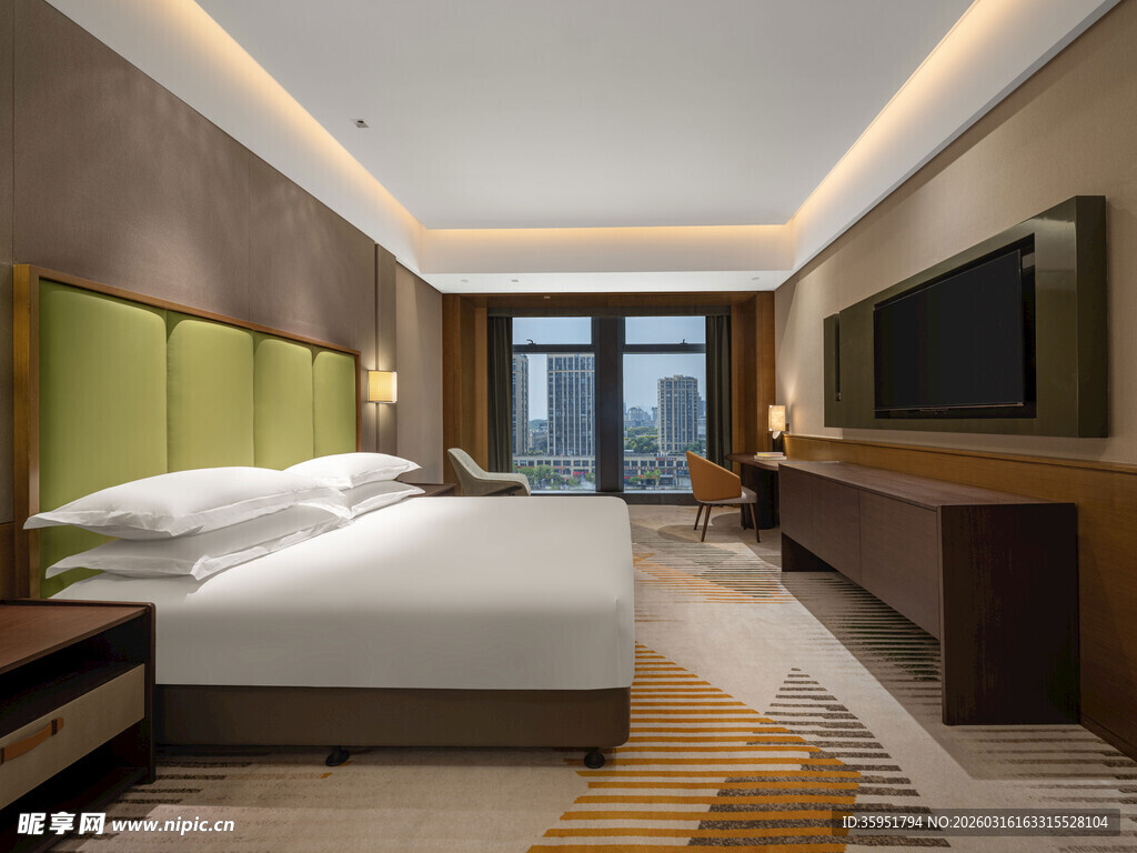 现代简约风格豪华酒店客房