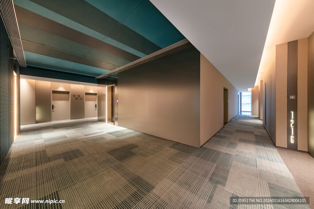现代风格走廊室内空间