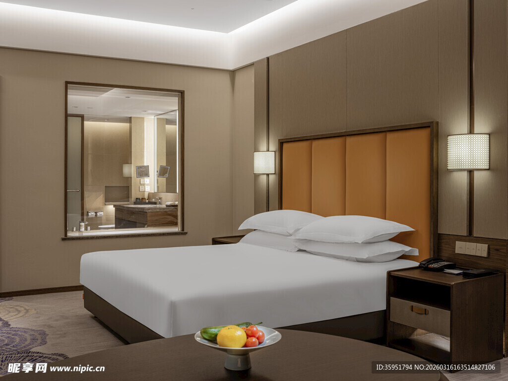 现代简约风格的温馨卧室