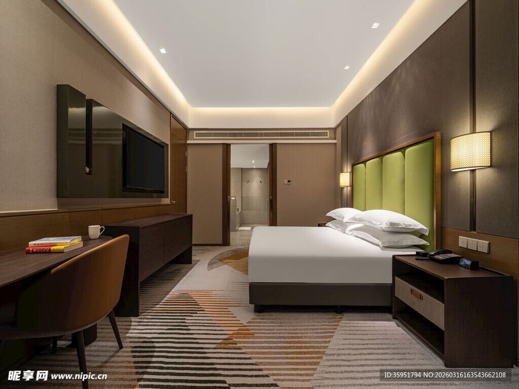 现代简约风格豪华酒店客房