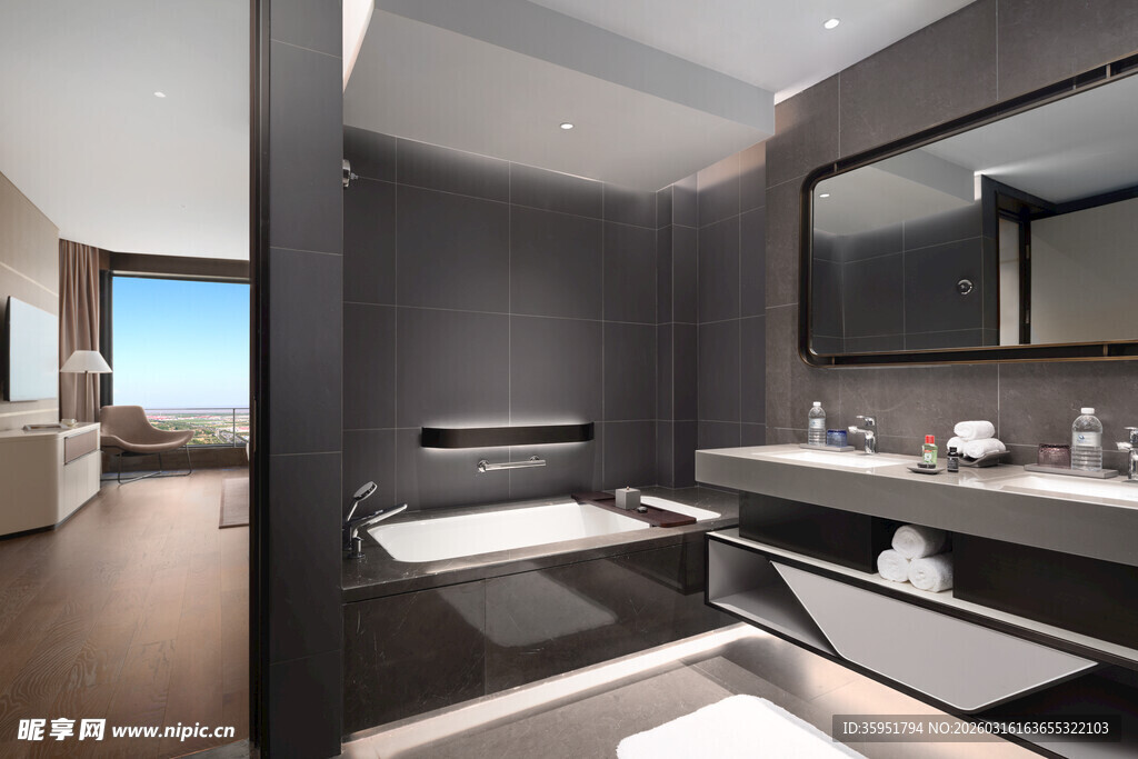 现代简约风格豪华浴室