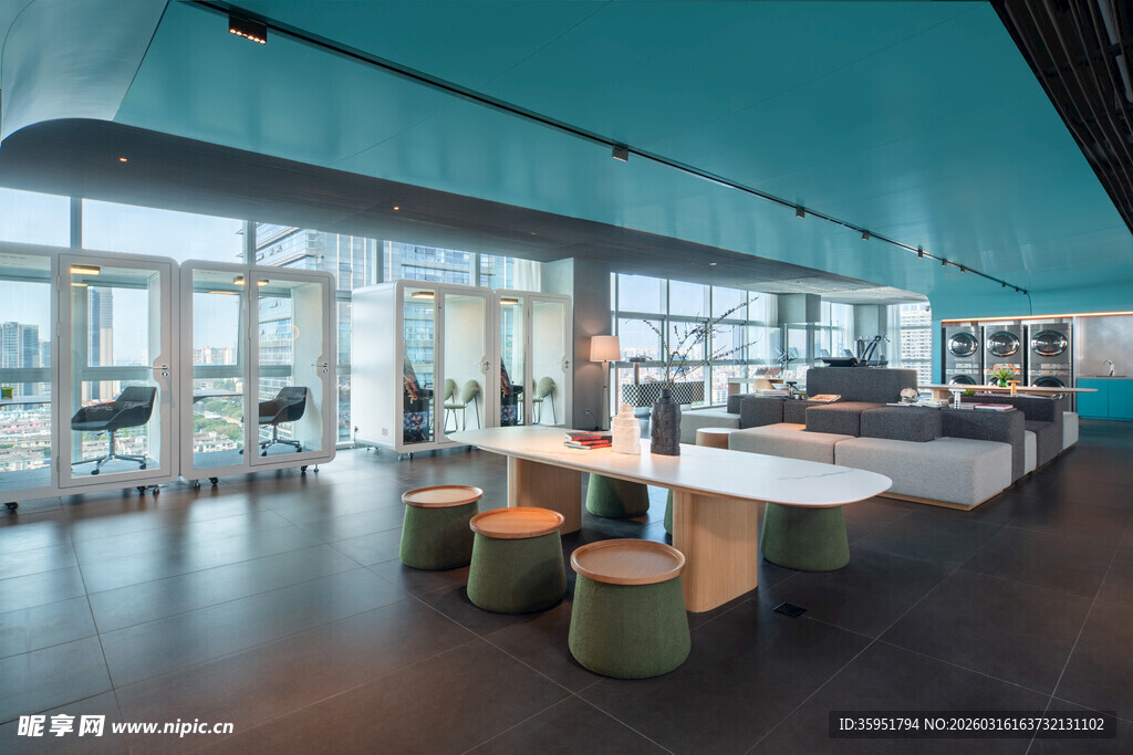 现代简约风格室内休息区