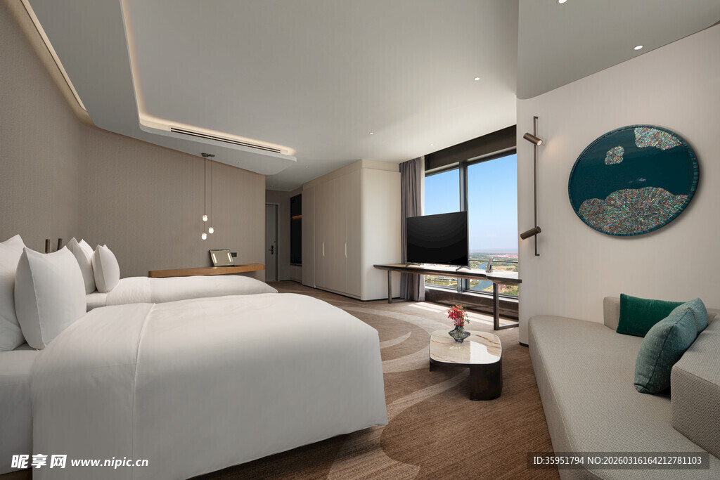 现代简约风格舒适卧室空间