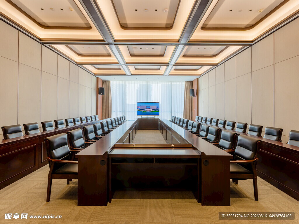 豪华大气的现代会议室