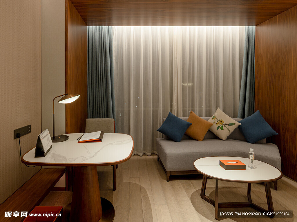 现代风温馨舒适客厅一角