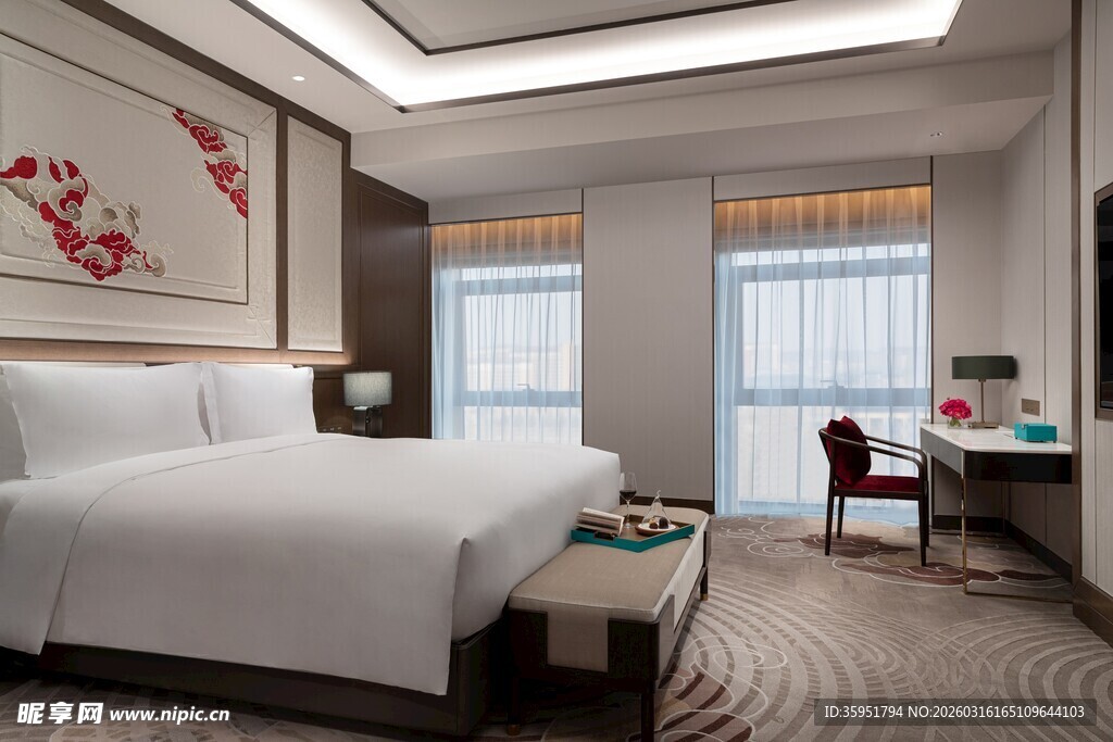 豪华现代风格酒店客房