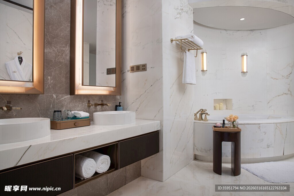 豪华现代风格浴室空间