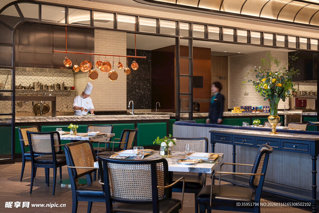 现代风格餐厅室内景致