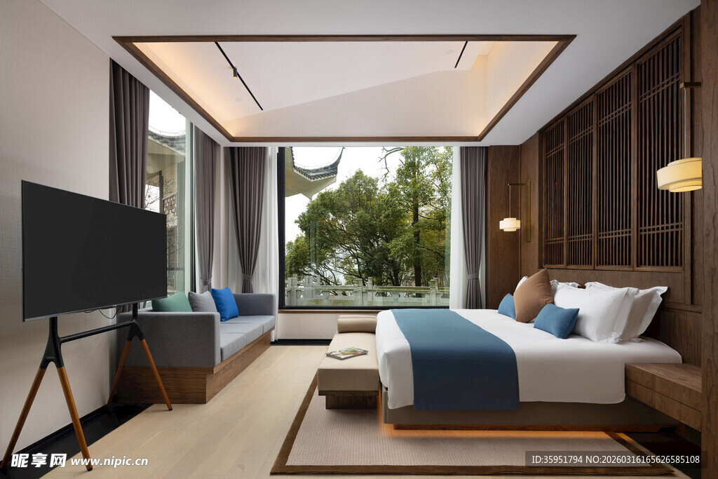 现代简约风格豪华卧室