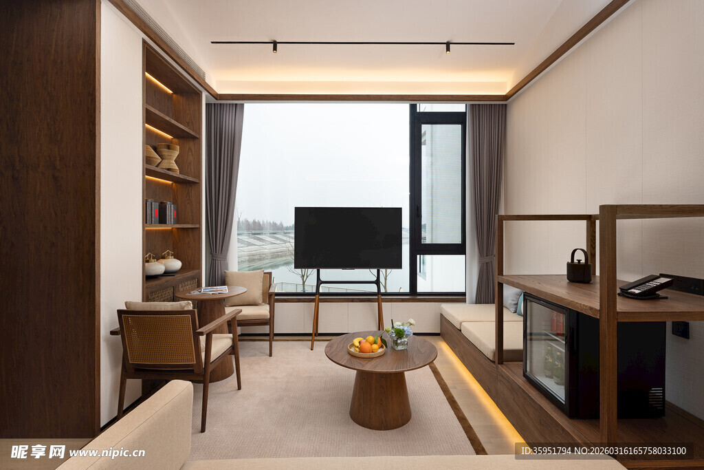 现代中式风格客厅空间