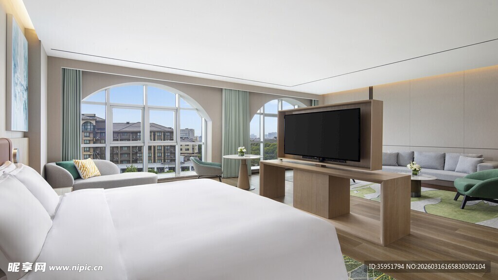 现代简约风格舒适酒店客房