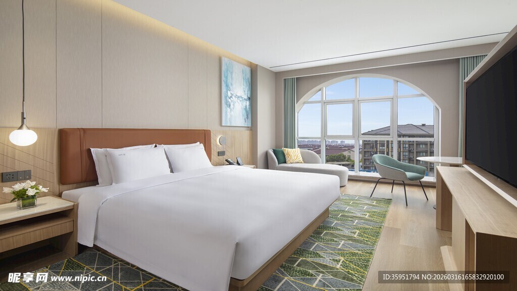 现代简约风格舒适酒店客房