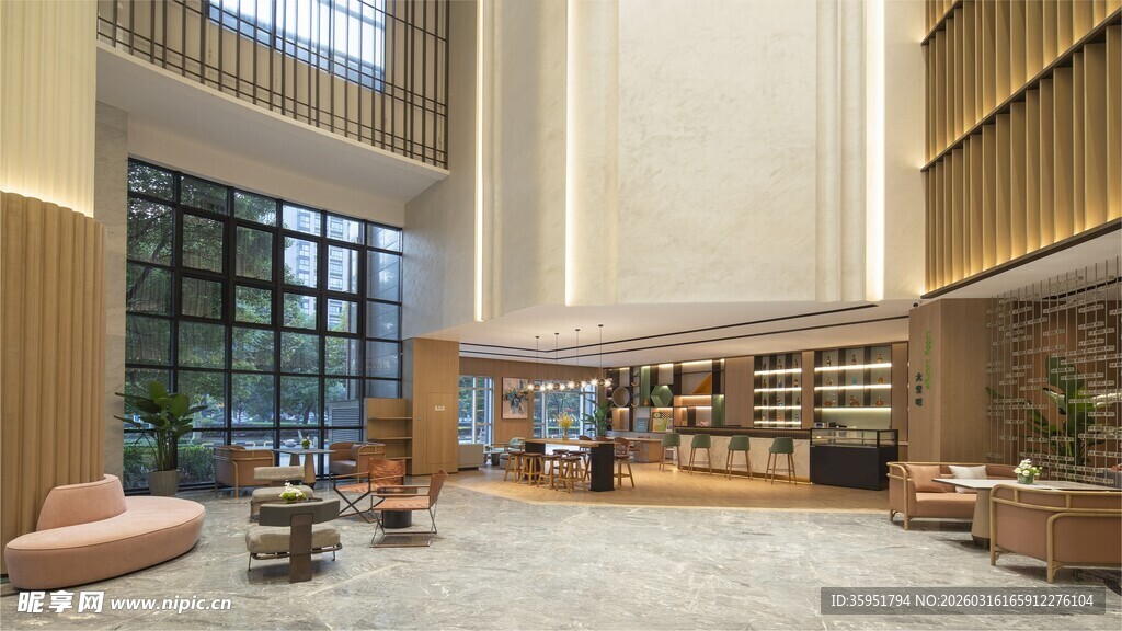 现代风格豪华大厅空间