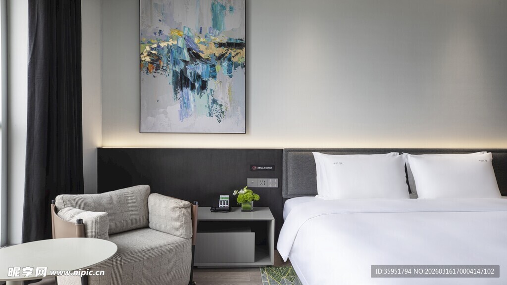 现代简约风格温馨卧室