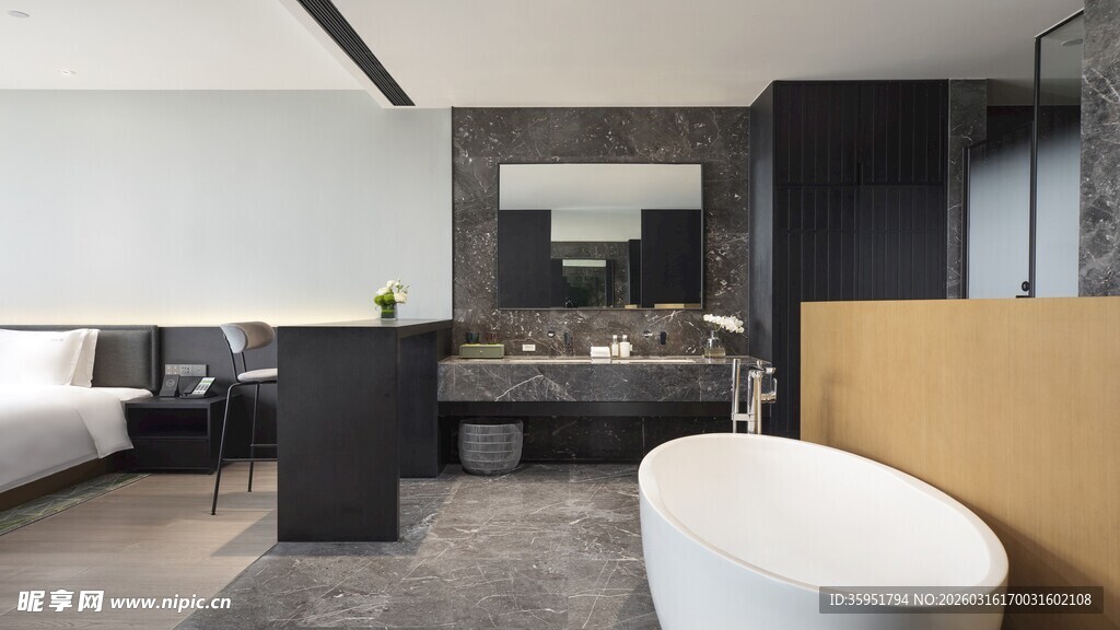 现代简约风豪华浴室空间