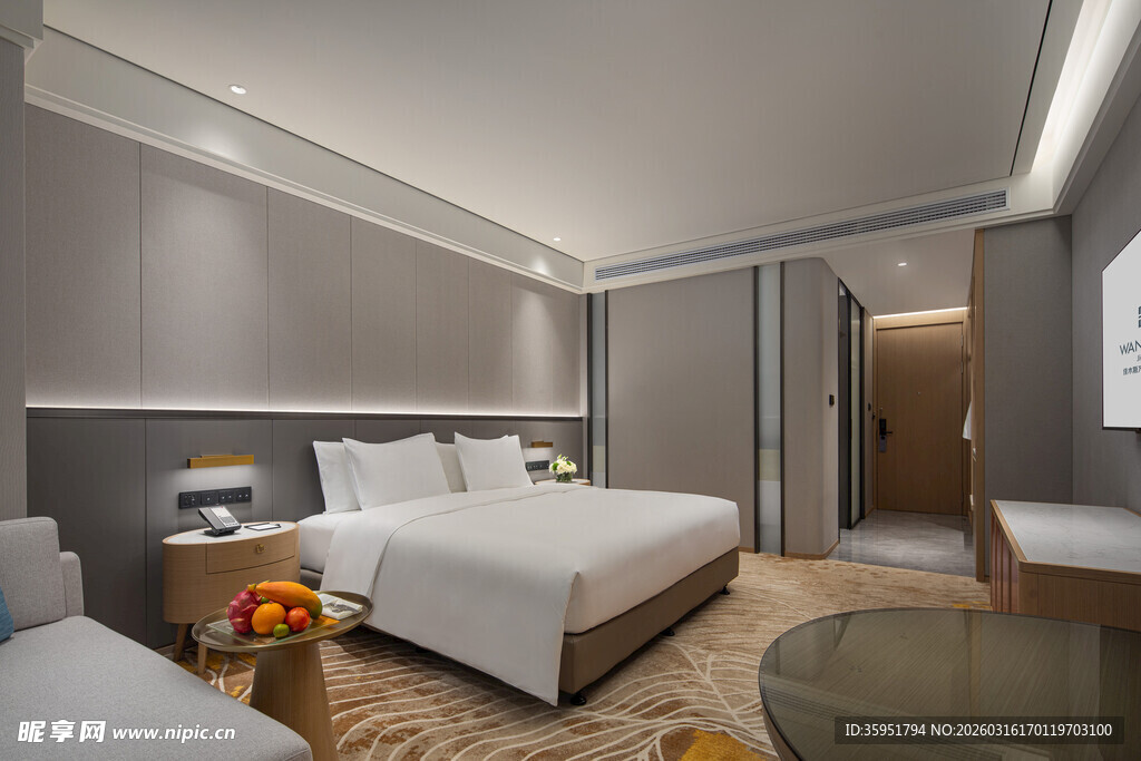 现代简约风格豪华酒店客房