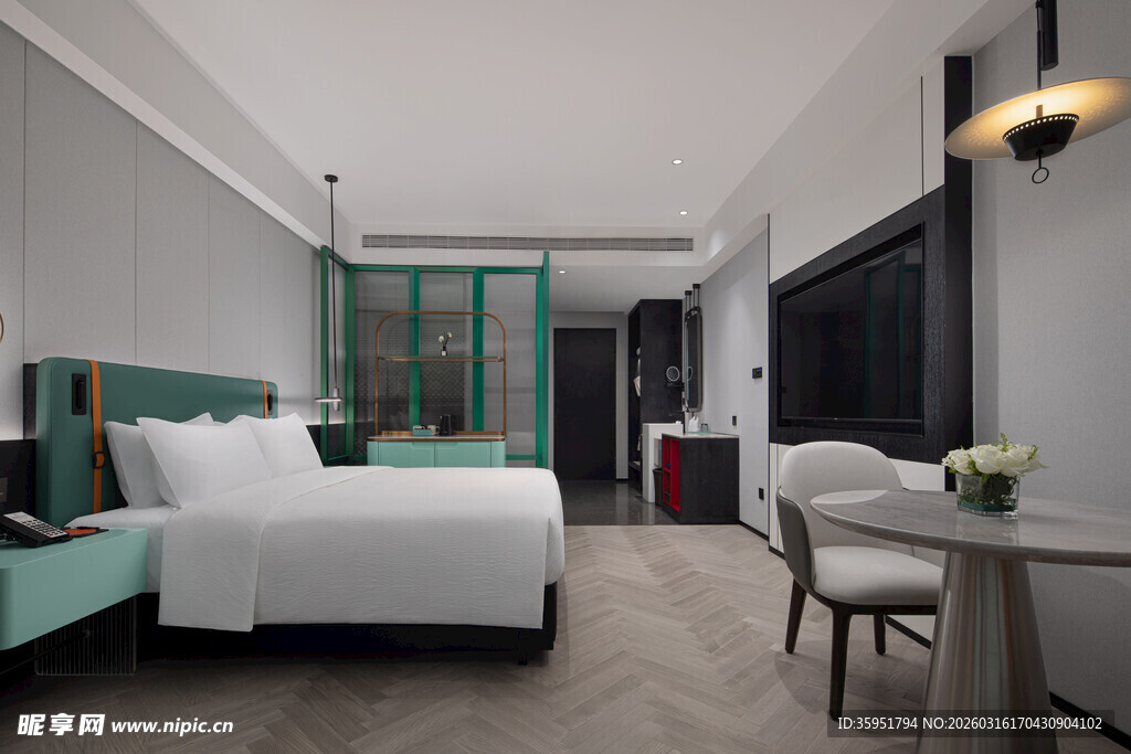 现代简约风格精致卧室空间