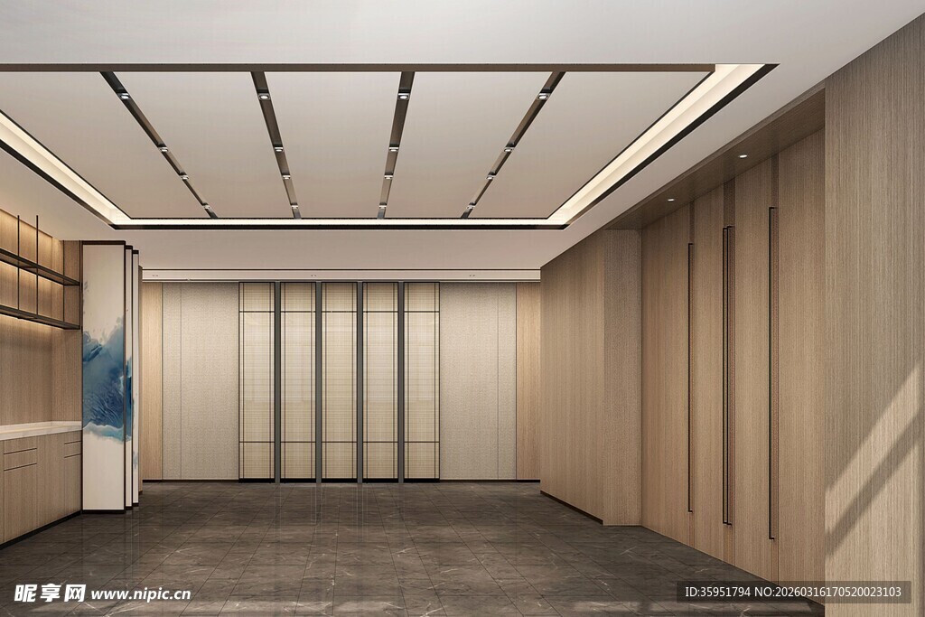 现代简约风格走廊空间