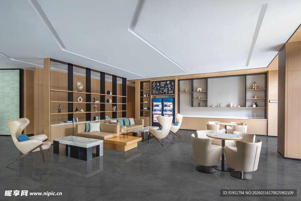 现代简约风格办公休息区